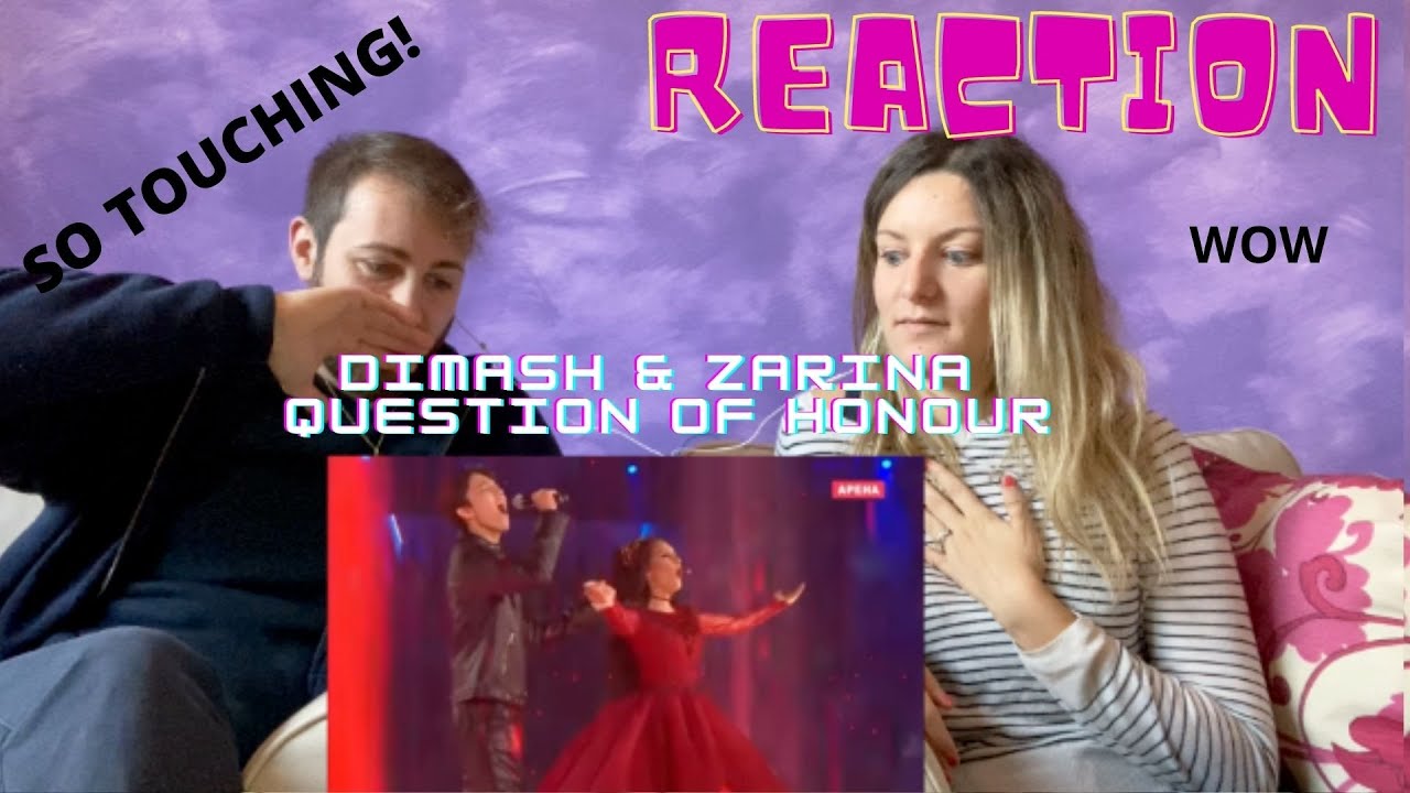 ITALIAN REACTS to DIMASH KUDAIBERGEN ft ZARINA - Question of Honour / Ludo&Cri