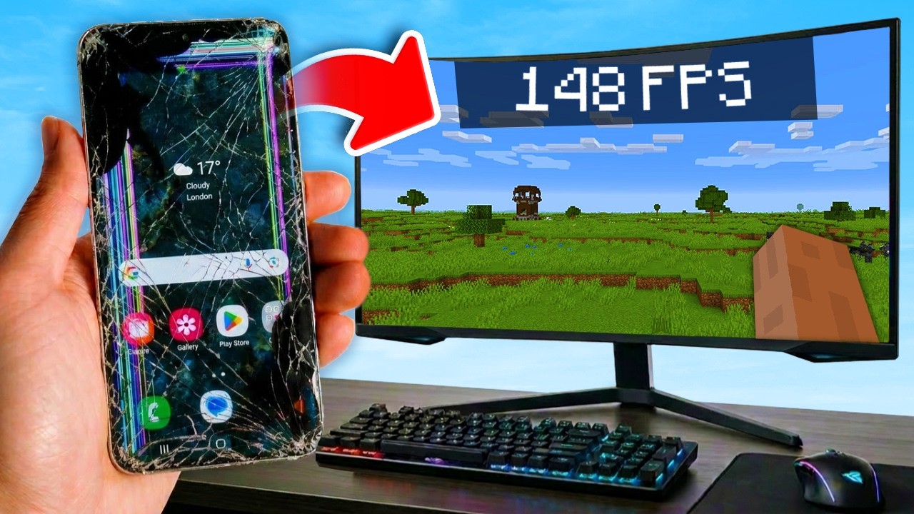 I Turned a Broken Phone Into a Gaming PC