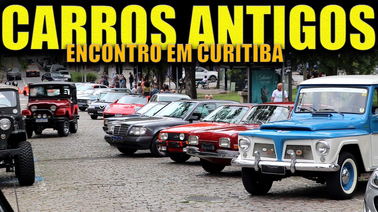 CARROS ANTIGOS e CLÁSSICOS em CURITIBA!