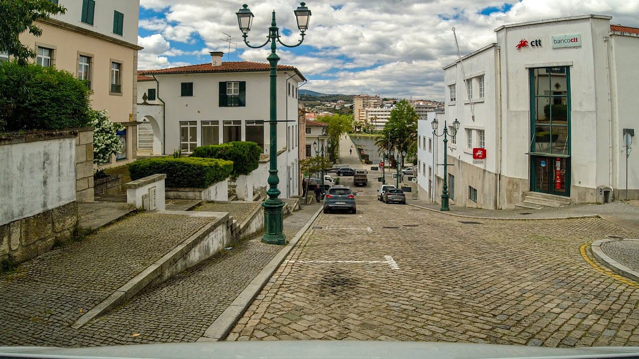 Car Drive Portugal | von der portugisischen Grenze nach Mirandela und weiter Richtung Porto