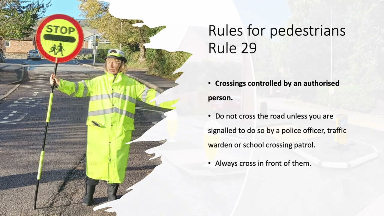 Theory Test made easy: the audio-visual Highway Code. Rules 1 to 35 (Pedestrians)