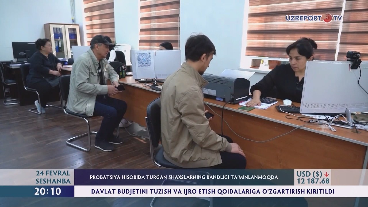 Probatsiya hisobida turgan shaxslarning bandligi taʼminlanmoqda (Toshkent)