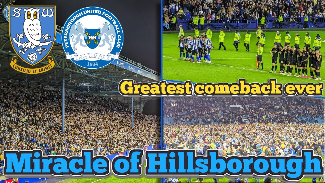 GREATEST COMEBACK EVER - The Miracle of Hillsborough - SWFC vs Peterborough - 18th May 2023 #swfc