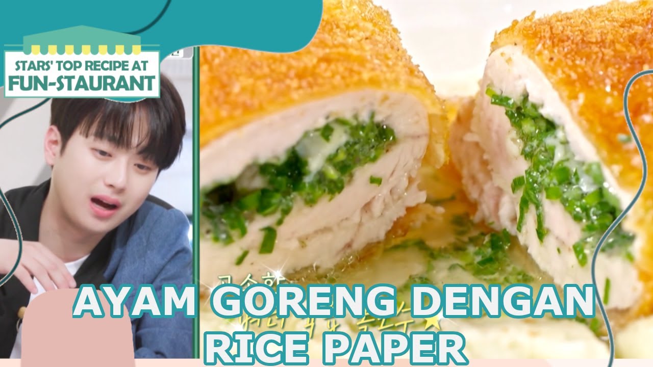Ayam Goreng Dengan RicePaper |Fun-Staurant|SUB INDO/ENG|220610 Siaran KBS World TV|