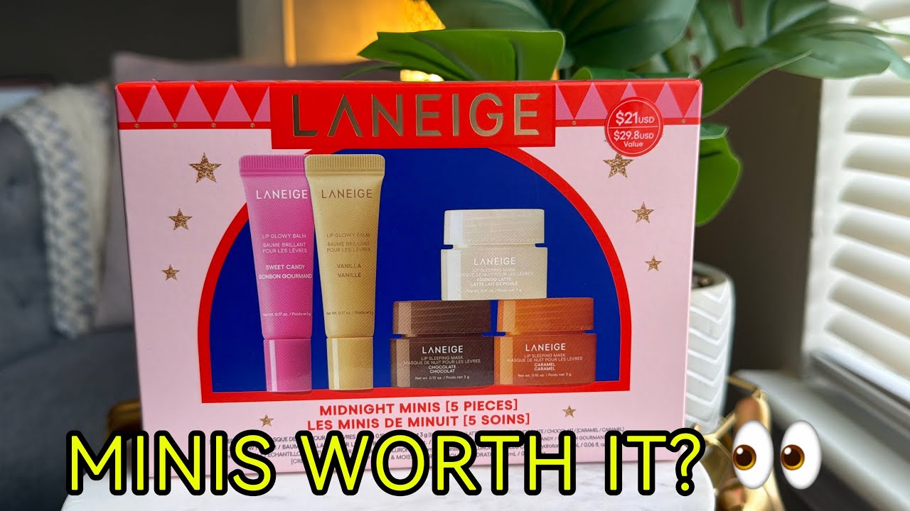 Мини-помады Laneige Midnight | Распаковка и свотчи 💙 Стоят ли они своих денег? #губы #sephora