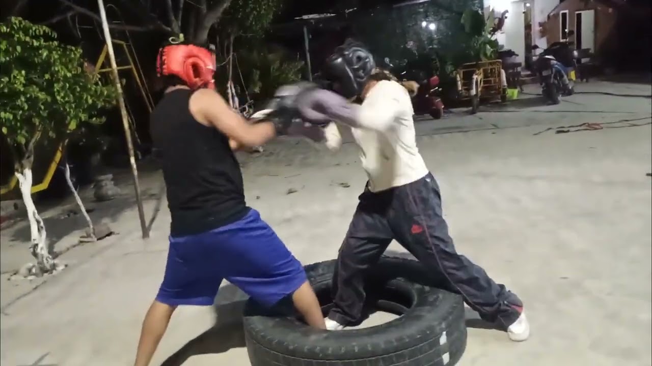 Chuky vs Chica pitbull 