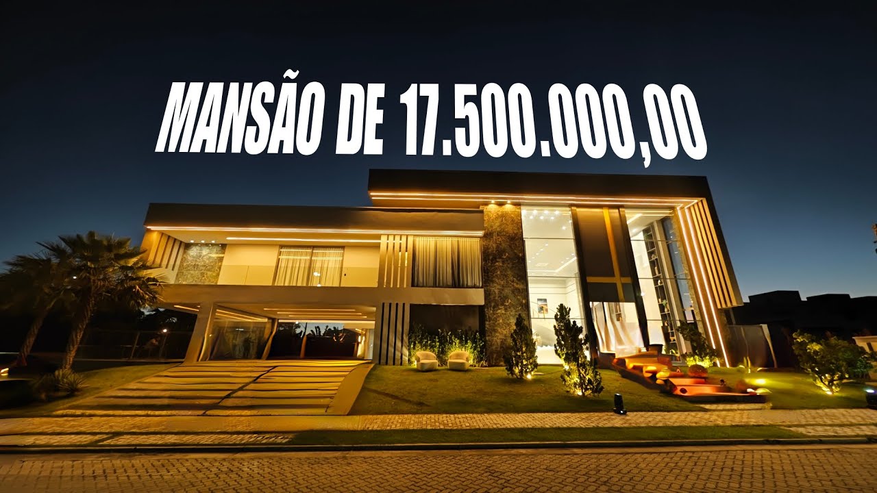A MANSÃO DE 17 MILHÕES DE ALPHAVILLE CEARÁ - exclusividade e sofisticação 