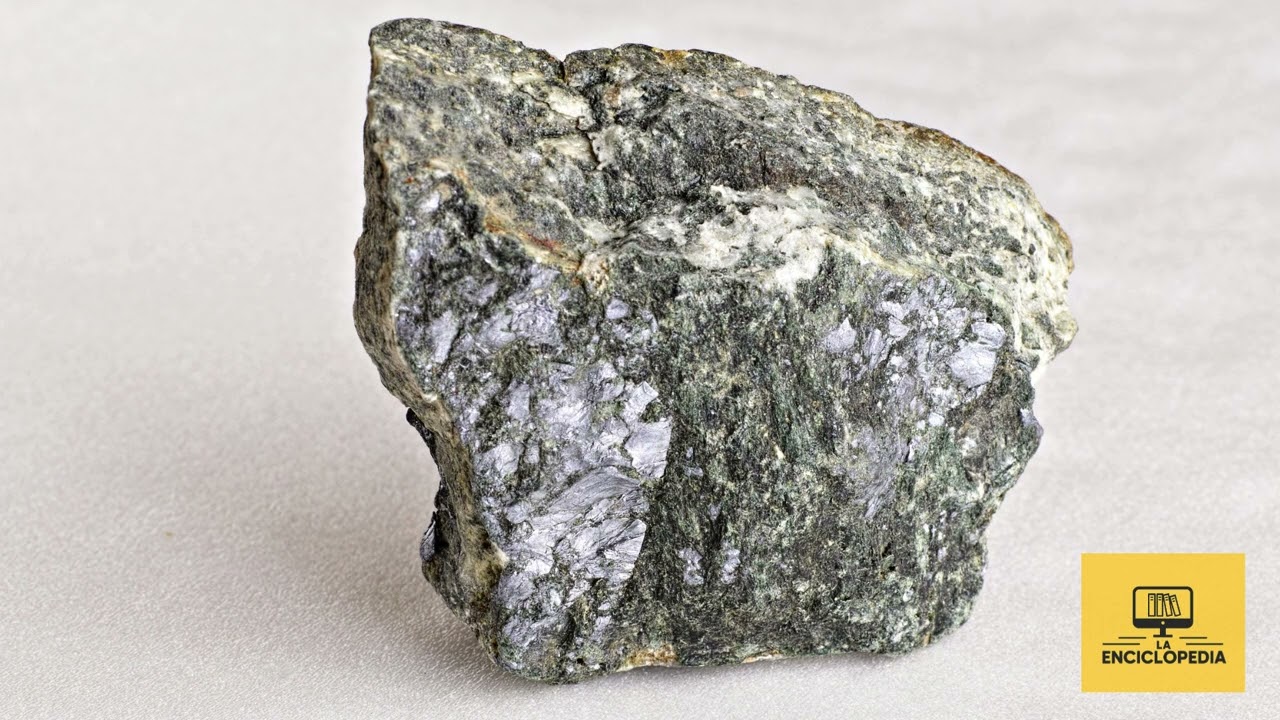 Molybdenite (MoS₂), the main ore of molybdenum