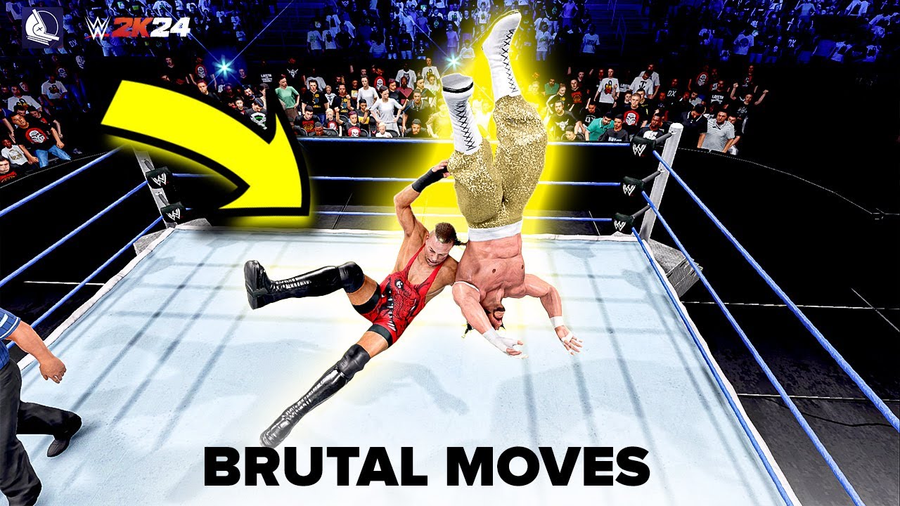 The most Brutal moves in the WWE Game (painful)