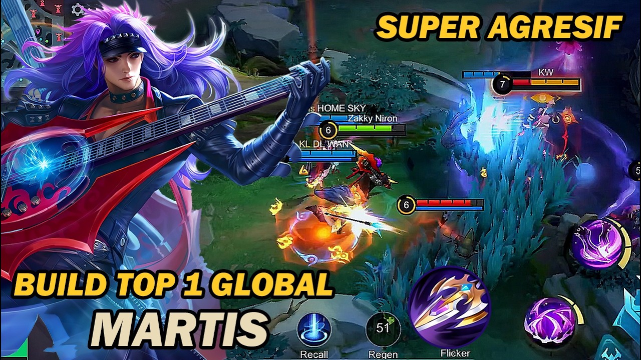 CARA JAGO MAIN MARTIS 2026‼️TIPS MARTIS SAKIT + SUPER AGRESIF | BUILD MARTIS TERBARU 2026‼️ - MLBB