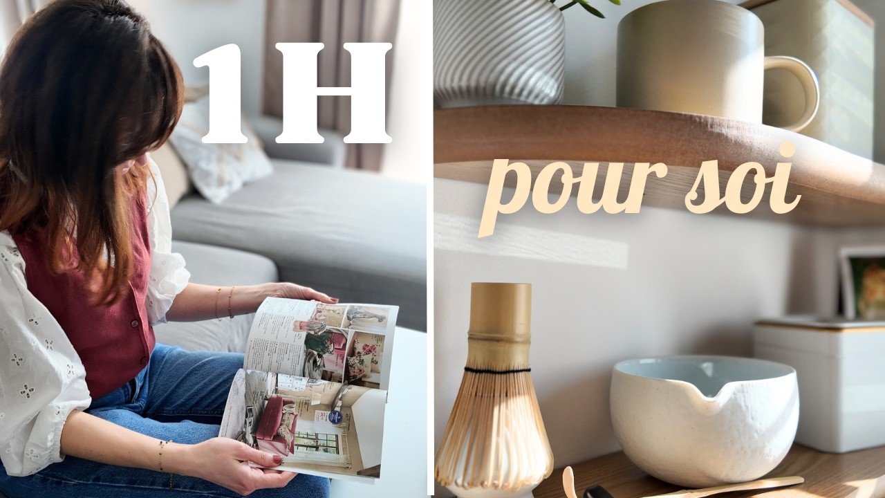 🌿 1H pour soi à la maison | Slow living, matcha latte & yaourts maison