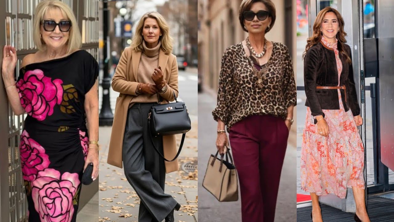 Natural Older Women OVER 50 | Elegant Fashion For Women's Over 50