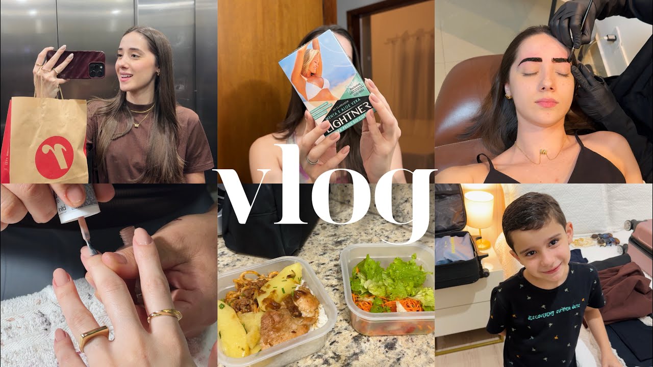 rotina real | trabalho clt, faculdade, pr&eacute; viagem, glow up e spa day em casa #vlog 