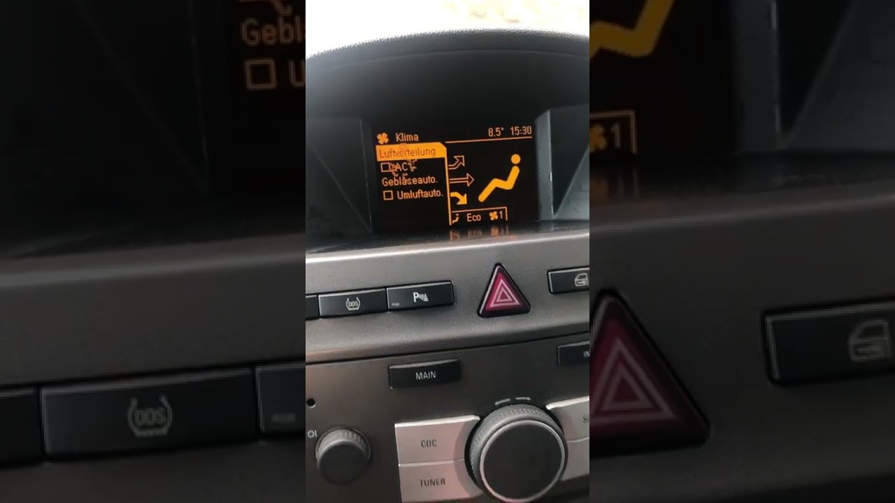 Опел Зафира Б / Как включить кондиционер ?!