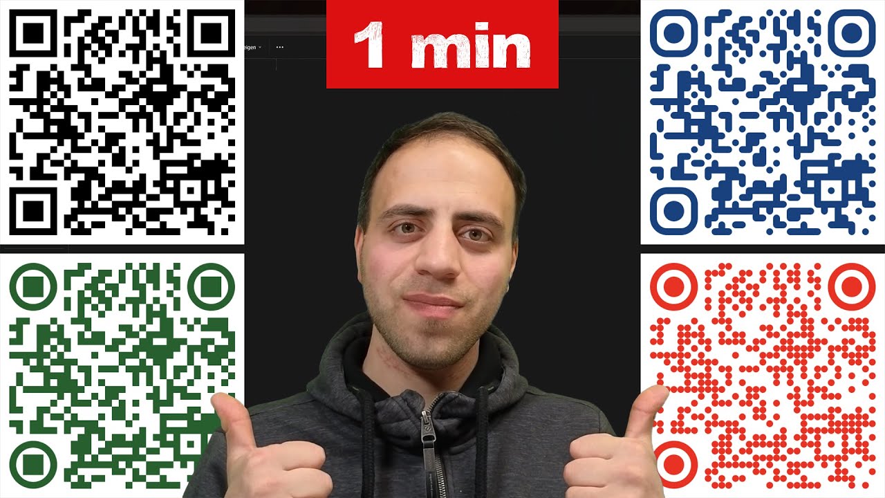Kostenlos QR Code erstellen in 1 min - Adobe Express QR Code Generator | QR generieren [deutsch]
