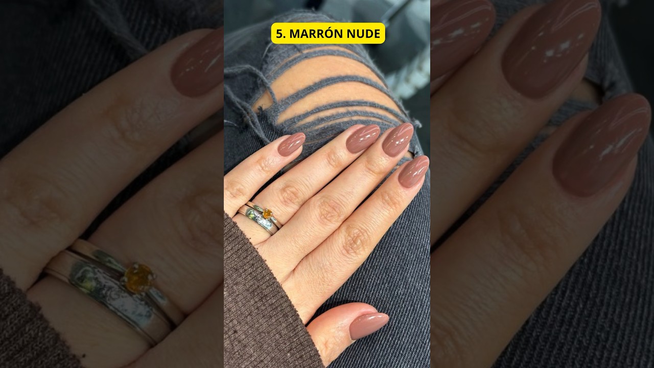 5 COLORES DE U&Ntilde;AS ELEGANTES #viral #elegancia #moda #fashion #nails #fashiontips #style #u&ntilde;as