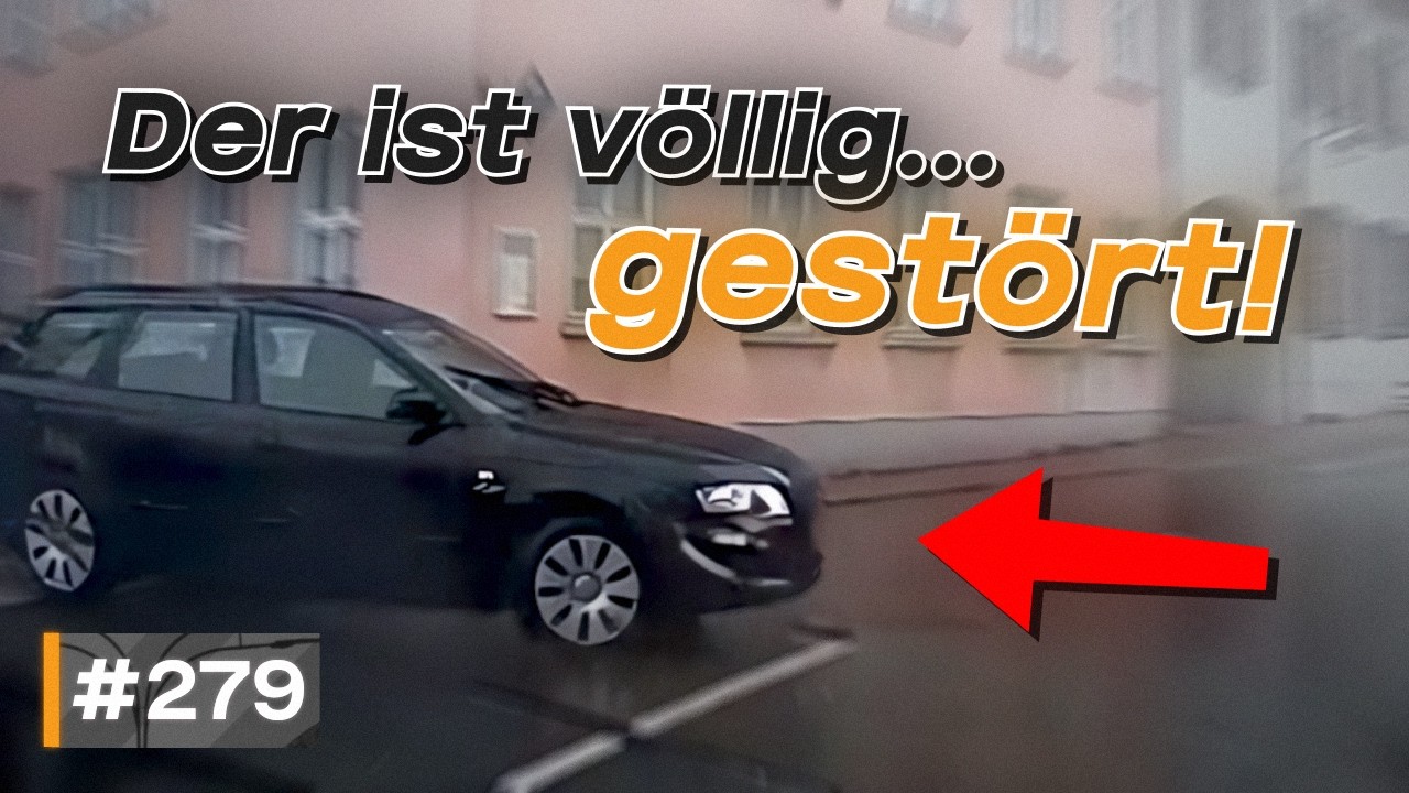 Sehr knappe Beinaheunfälle, Stürzender Radler und Bekloppte Überholmanöver | #GERMAN #DASHCAM | #279