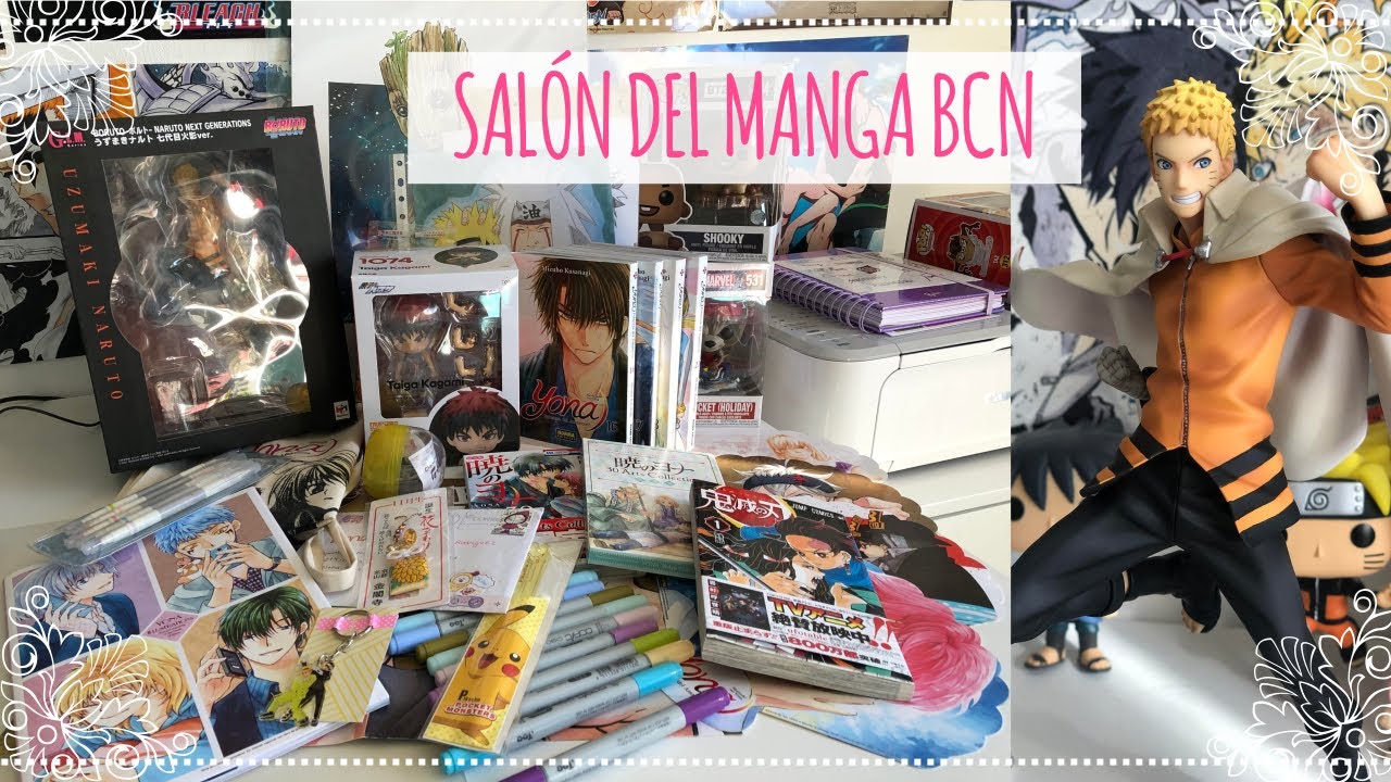 XXV Sal&oacute;n del Manga BCN 2019 + UNBOXING G.E.M Naruto 7th Hokage MegaHouse 🔥💛