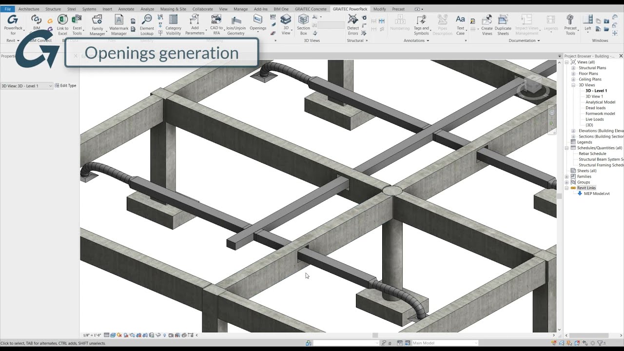 PowerPack for Revit - Pipe Openings