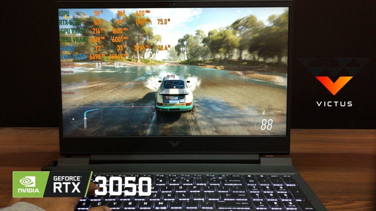 Forza Horizon 5 First 8 mins Gameplay on HP Victus RTX 3050 @ High