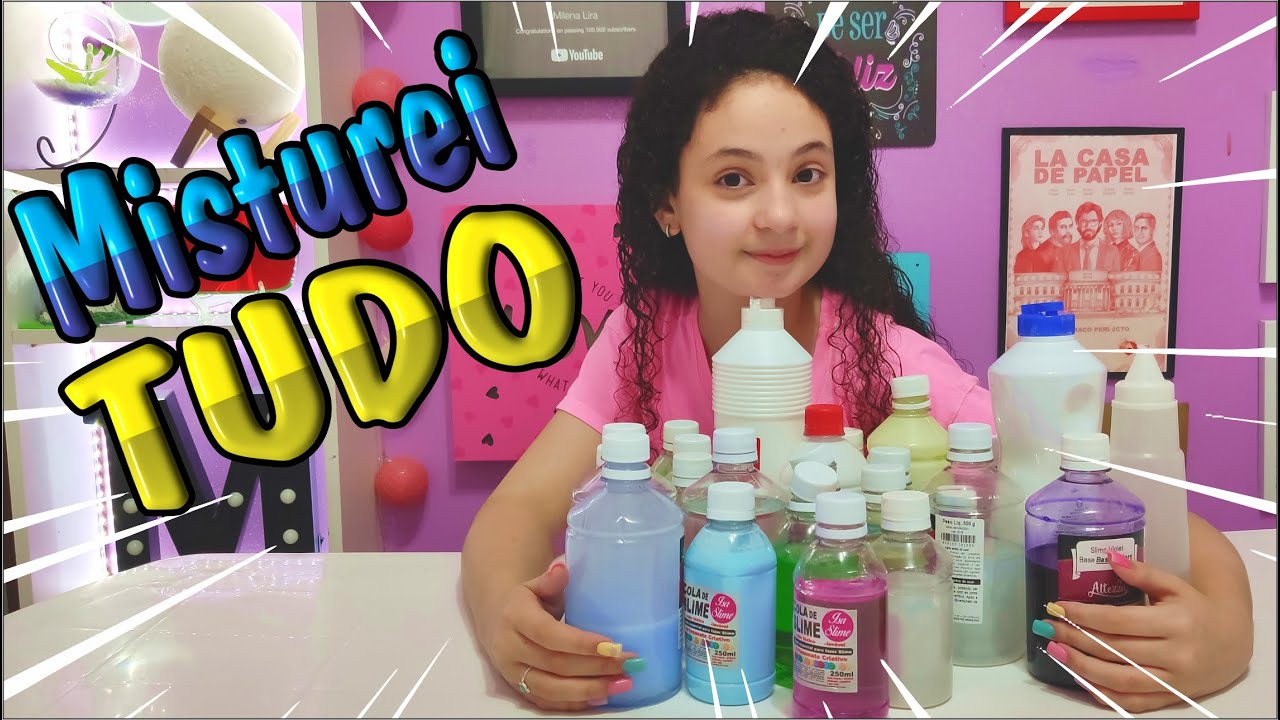 MISTUREI TODAS AS COLAS DE SLIME