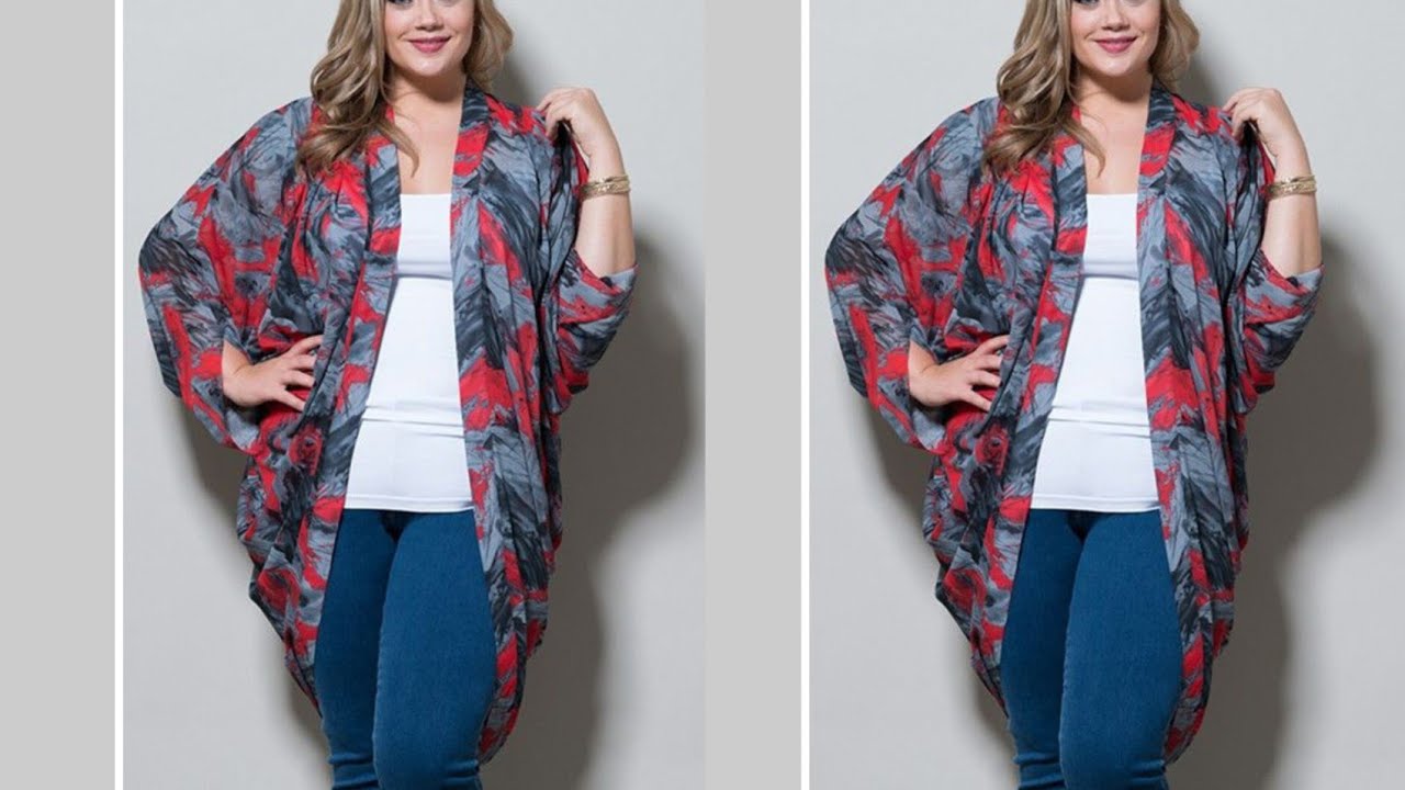 How to cut and sew a cocoon jacket | triangular jacket. Easy DIY