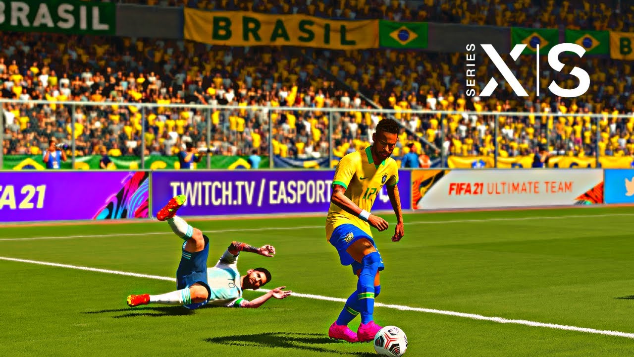 Brasil x Argentina - FIFA 21 | Xbox Series S Gameplay