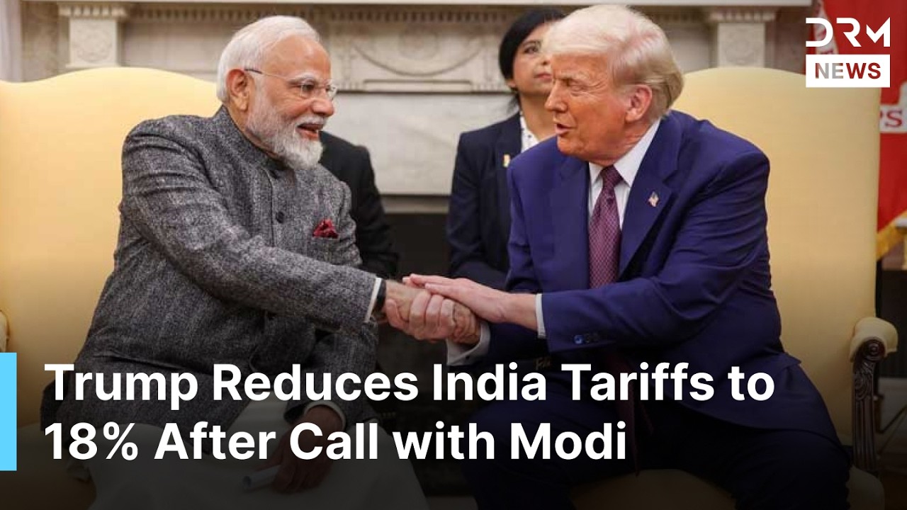 Trump Announces Reduced Tariffs for India, Calls Modi a 