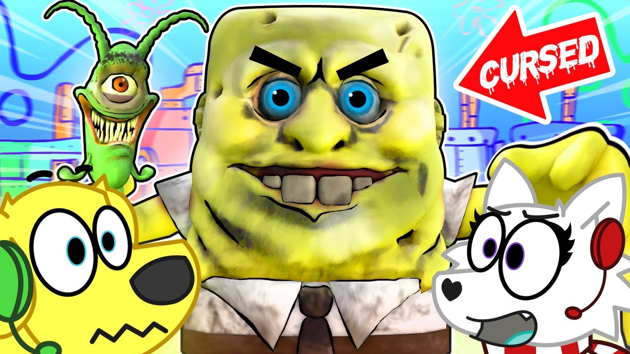 ГУБКА БОБ ПРОКЛЯТ!! Roblox Escape CREEPBOB Оби...