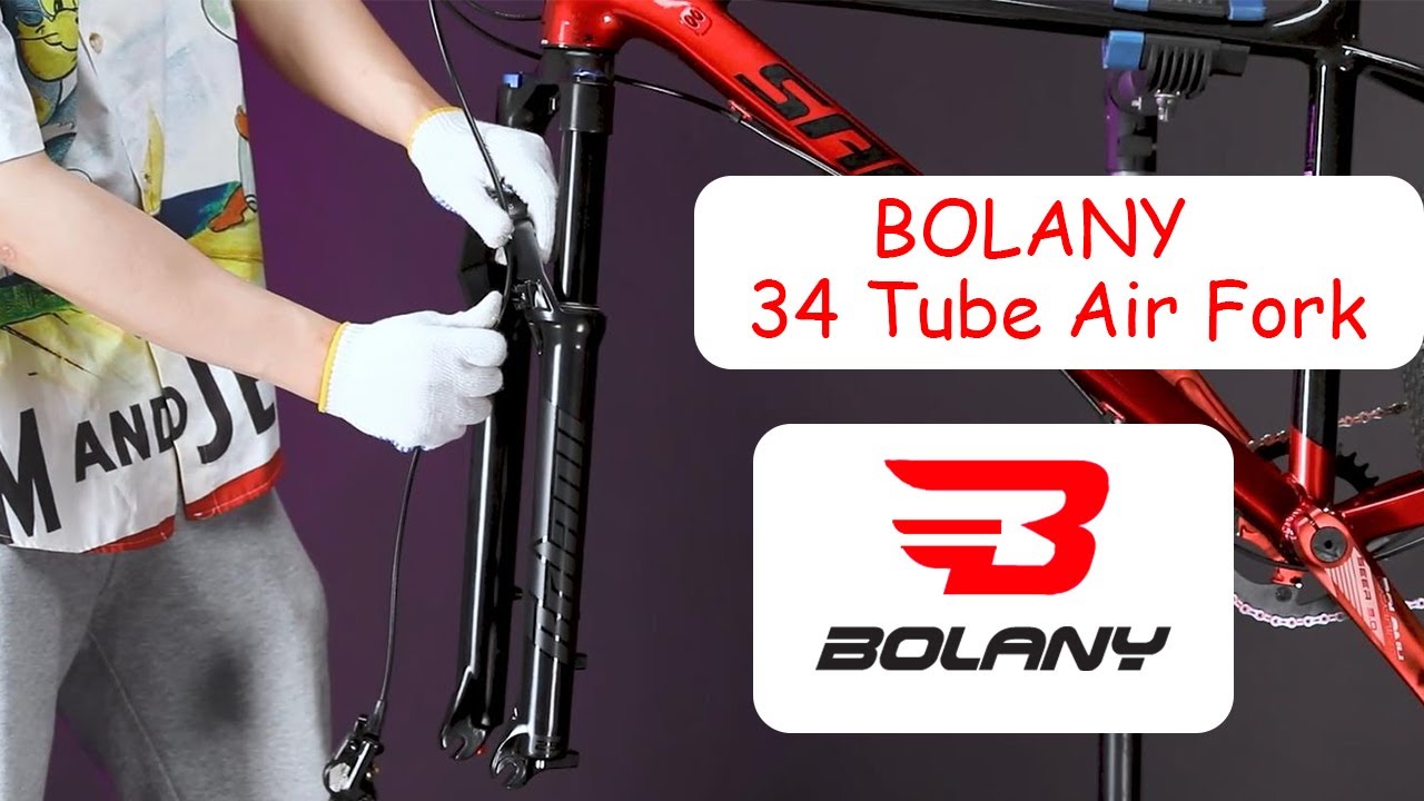 BOLANY 34 Tube Damping Bike Air Fork 120mm Travel