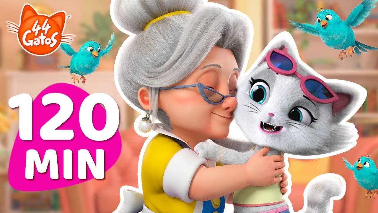 44 Gatos | Supermaratón de Dibujos Animados 🐱 100 MIN de episodios completos para toda la familia