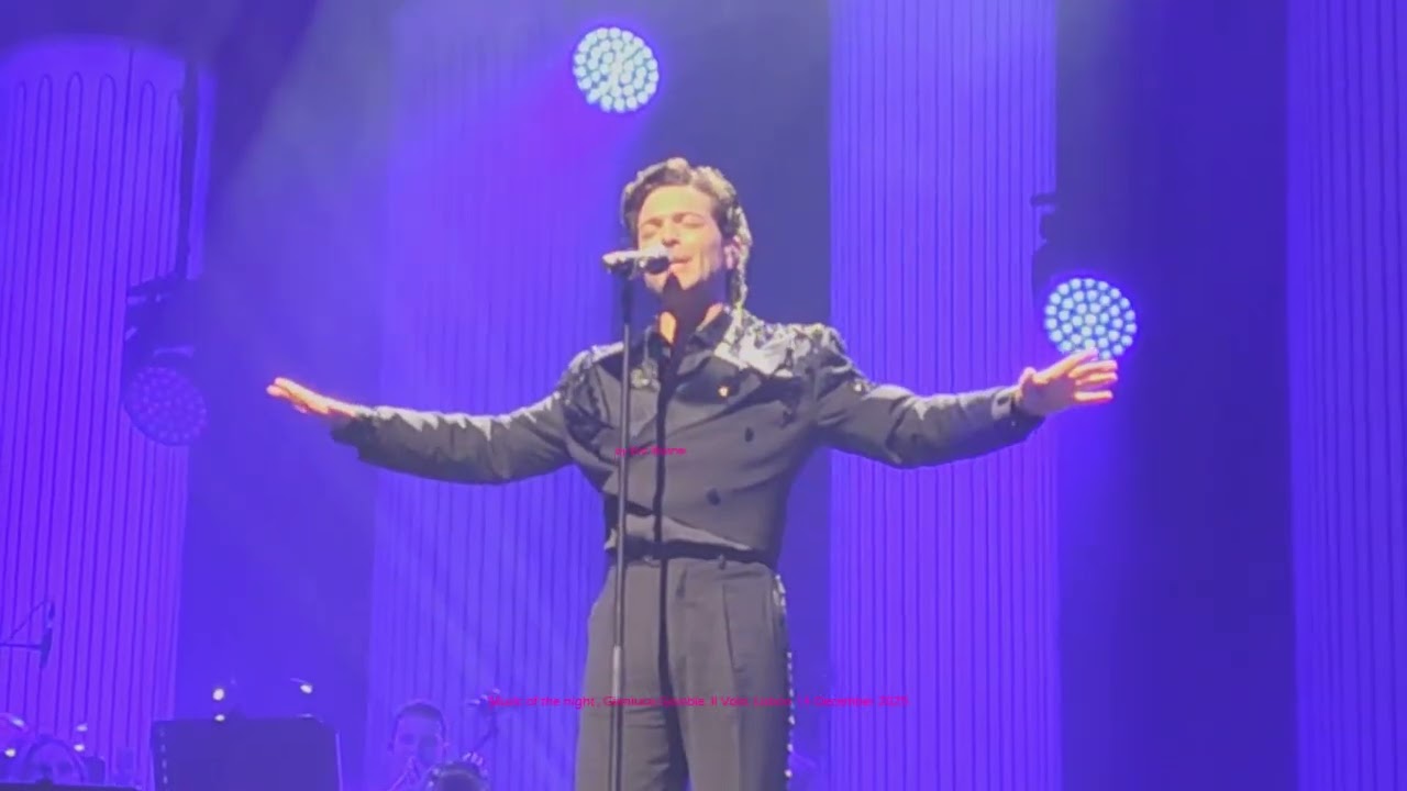 My video: 6 'Music of the night', Gianluca Ginoble, Il Volo, Lisbon, MEO Arena, 14 December 2025