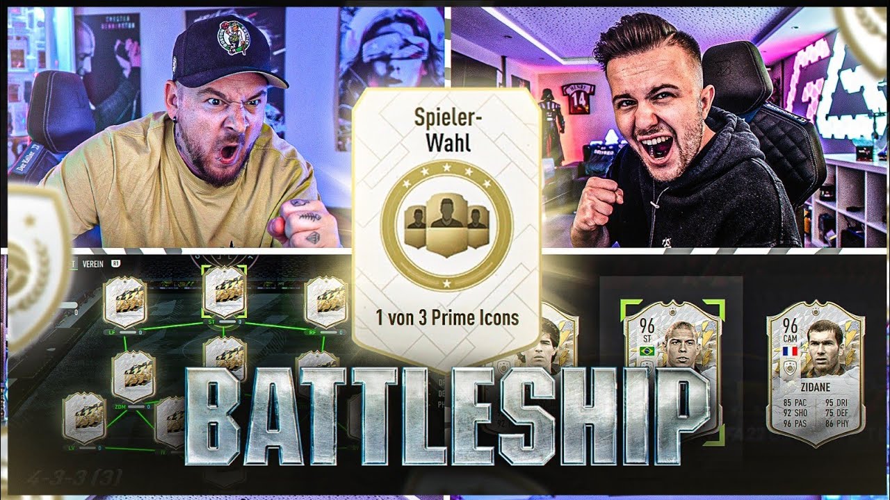 RANDOM ICON PACK BATTLESHIP WAGER ENDET IN ... ACH KOMM HÖR AUF 😱 vs GAMERBROTHER FIFA 22 SBB