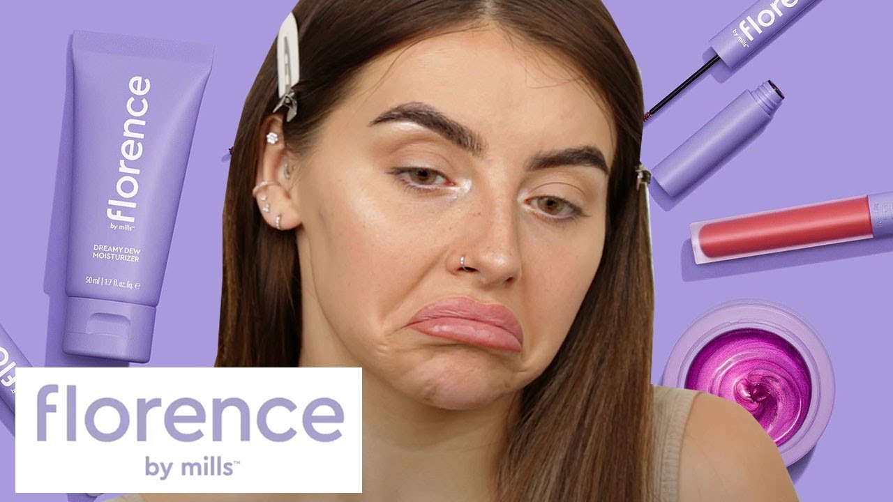 Testing FLORENCE BY MILLS makeup! First impressions + REVIEW! This stuff aint cheap wow.. [MACRO 4K]