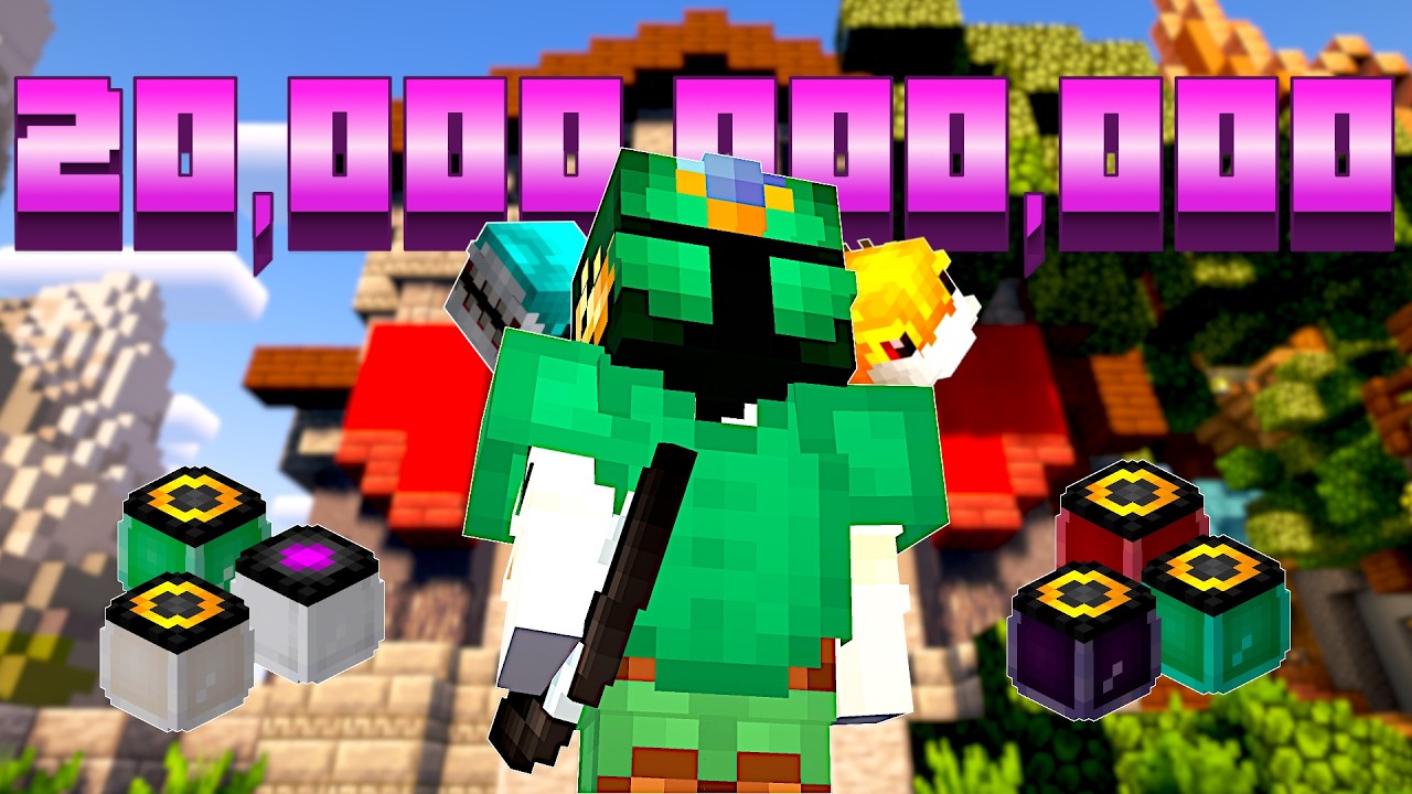 Потратить 20 миллиардов монет в Hypixel Skyblock
