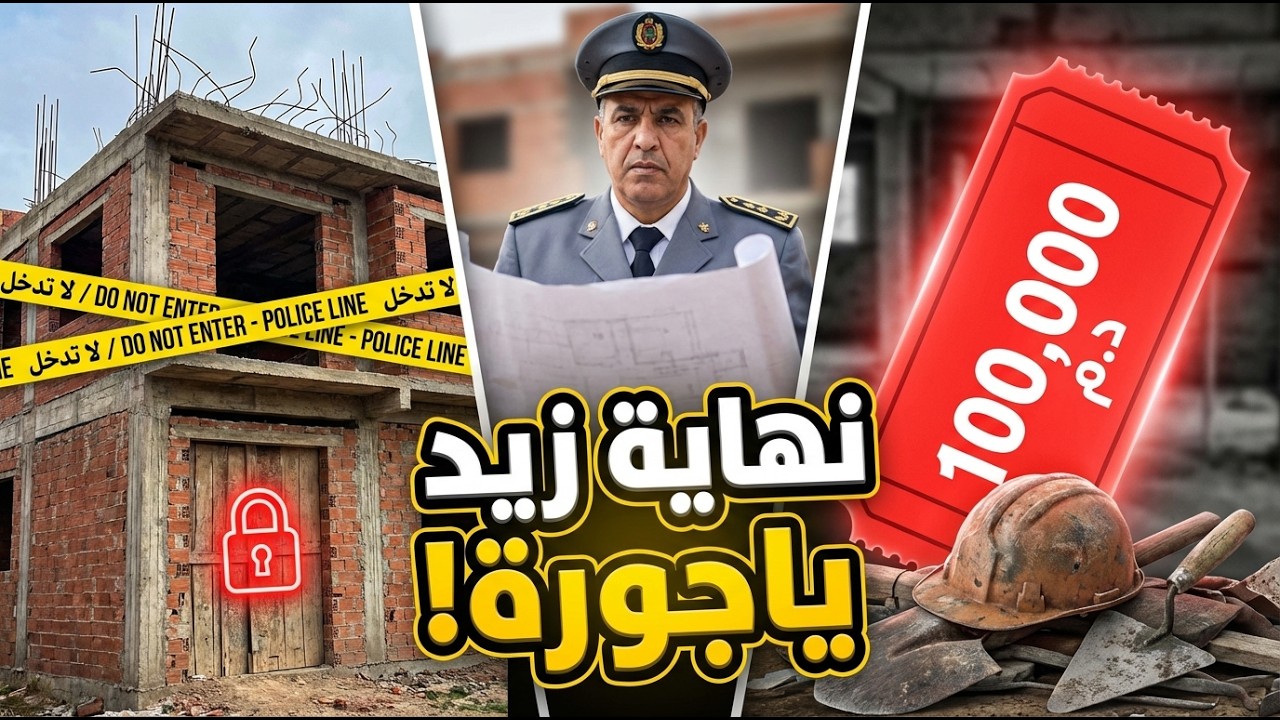 عندك بقعة أو دار؟ 🛑 رد بالك من قانون التعمير 2026! حبس الما والضو وغرامة 10 مليون على هاد الأخطاء ⚖