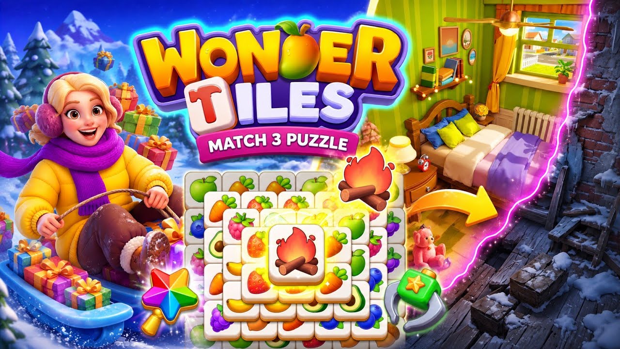 Wonder Tiles: Геймплей игры &laquo;три в ряд&raquo; | Смогу ли я пройти все уровни? 💎