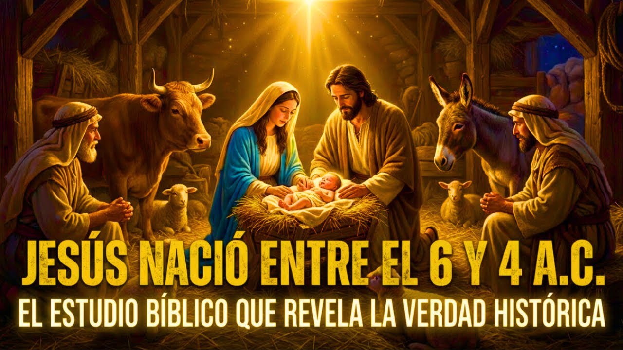 JESÚS nació entre el 4 a.C. y el 6 a.C | Lo dice la BIBLIA | Estudio Bíblico en Profundidad