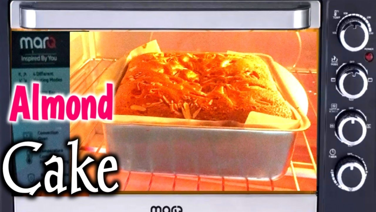 Marq 63 Litre Otg Oven in Cake | Almond Cake Tea Time | कच्चा बादाम केक कैसे बनाएं |