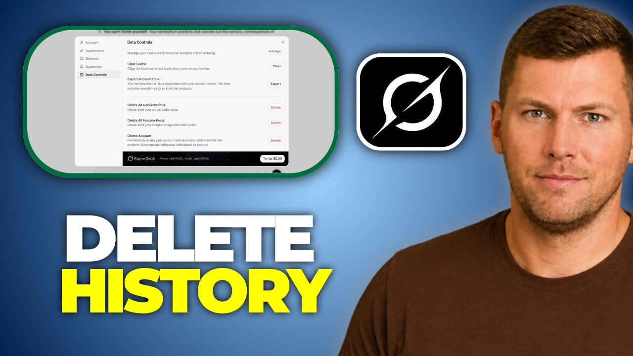 How To Delete Grok Chat History