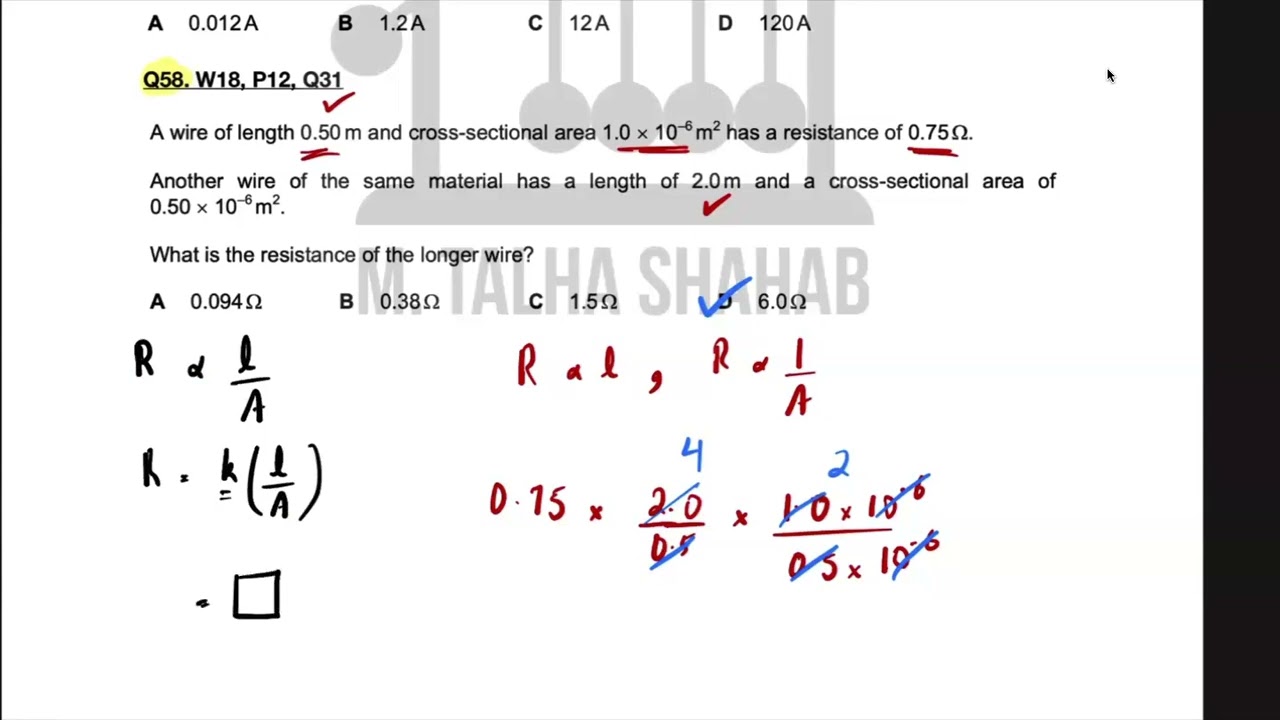 Electricity Lec 10 | Past Papers | Cambridge O Level (5054) Physics