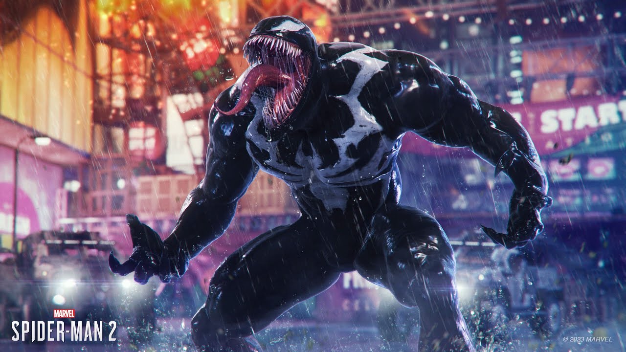 Venom escapes and begins his rampage from the Oscorp labs ps5 #gaming #Spider-Man 2  #bestgamesonps5