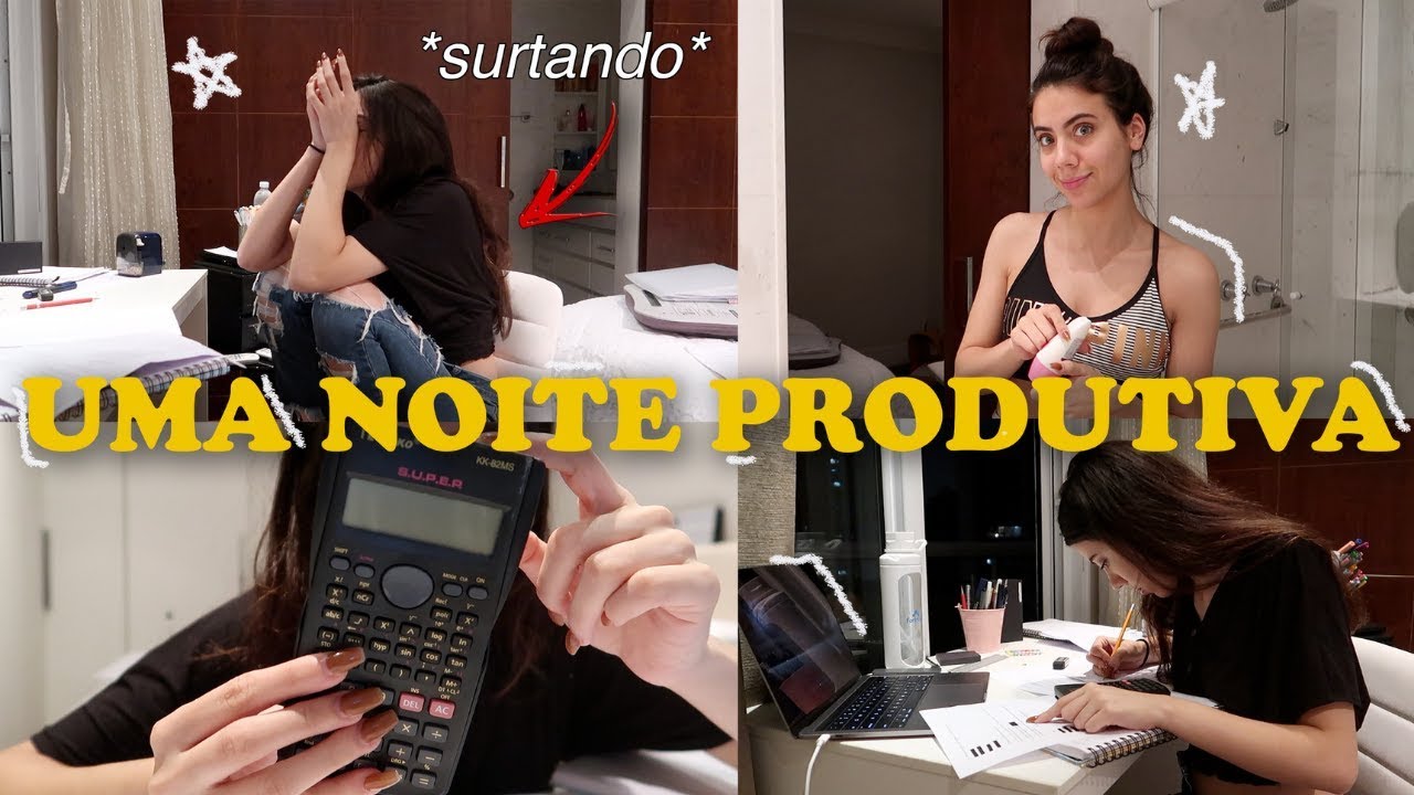 ESTUDEI E FUI PRA ACADEMIA (passei vergonha) #studywithme