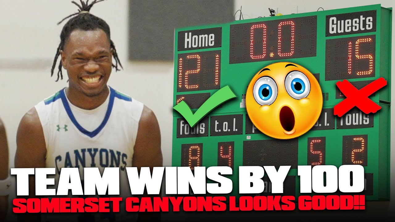 TEAM WINS BY 100 POINTS!! 😱 | Somerset Canyons LOOKS GREAT To Start The Year