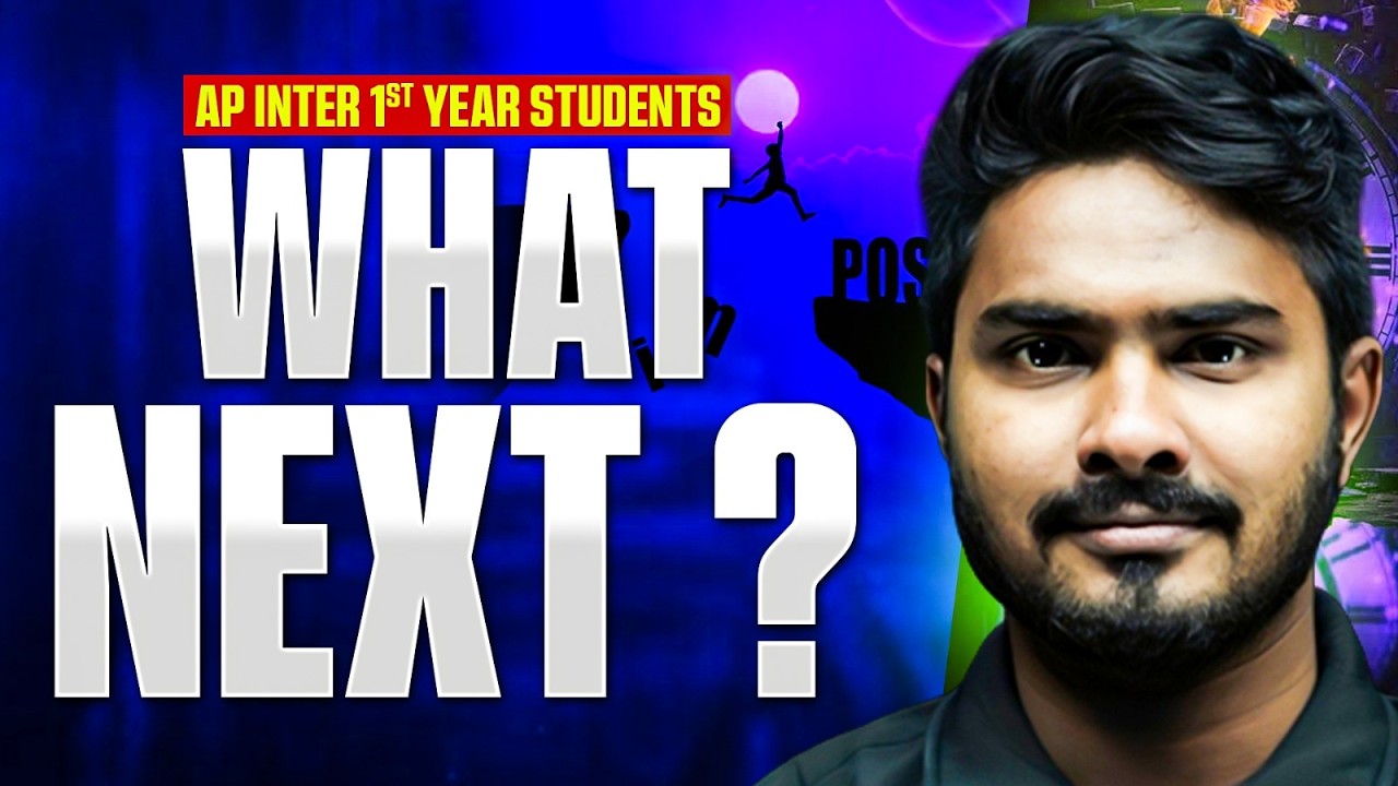 What to Do After Inter 1st Year Exams? 🔥 | EAPCET, NEET, JEE Strategy 2026