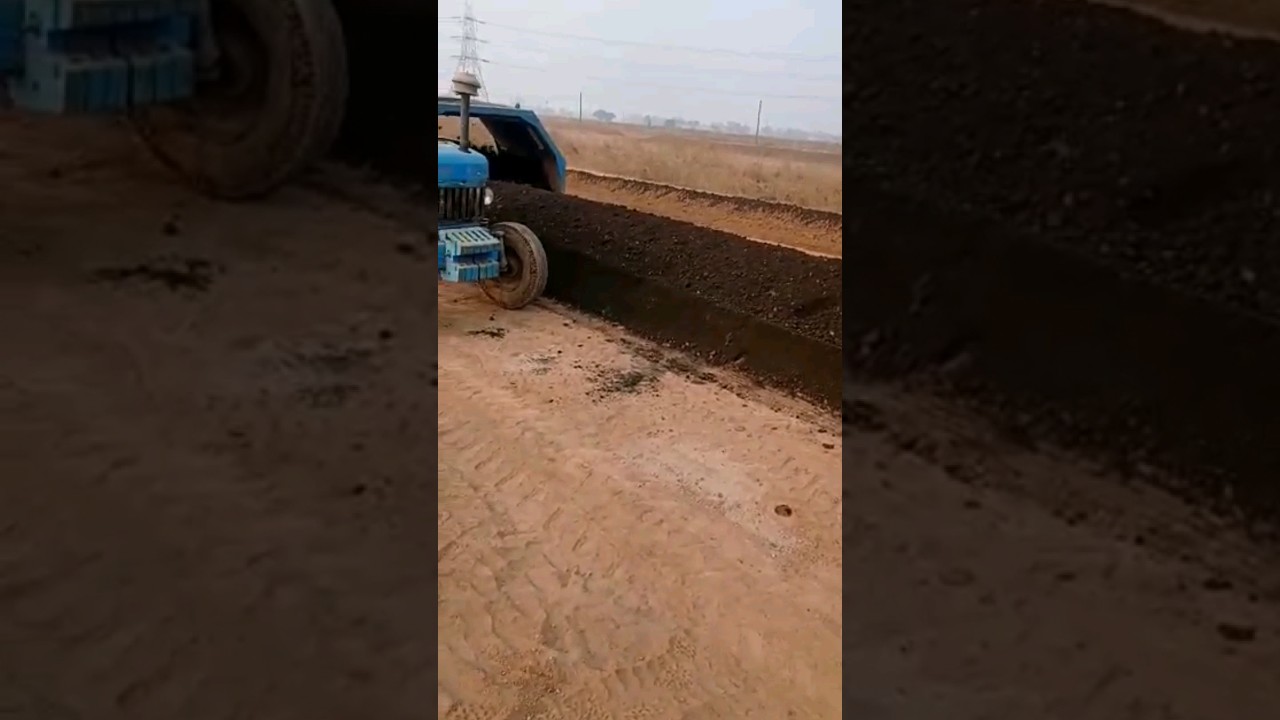organic Compost Turning By Compost Turner # india #agriculture # organicfarming #technology