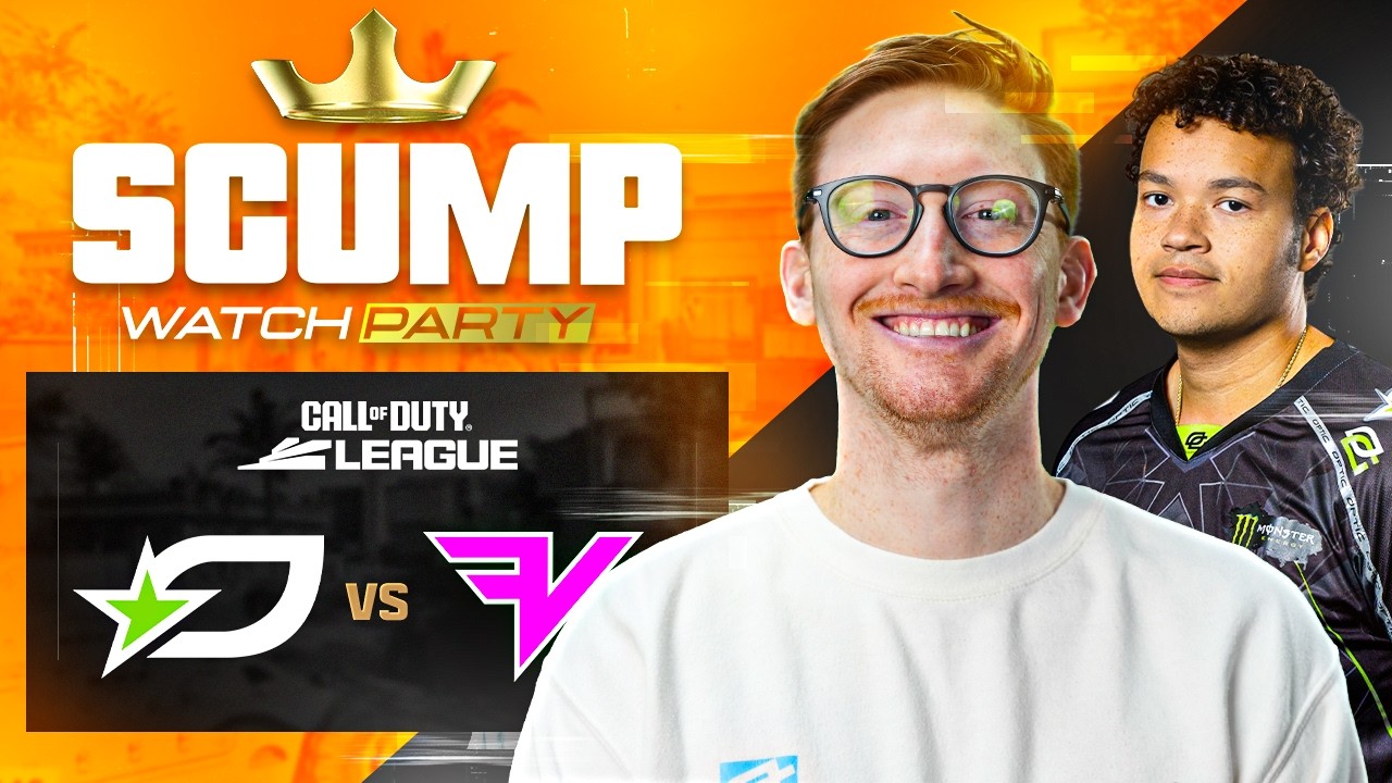 🔴LIVE - SCUMP WATCH PARTY!! OpTic TEXAS vs FAZE VEGAS | CDL MAJOR 2 QUALIFIERS WEEK 4