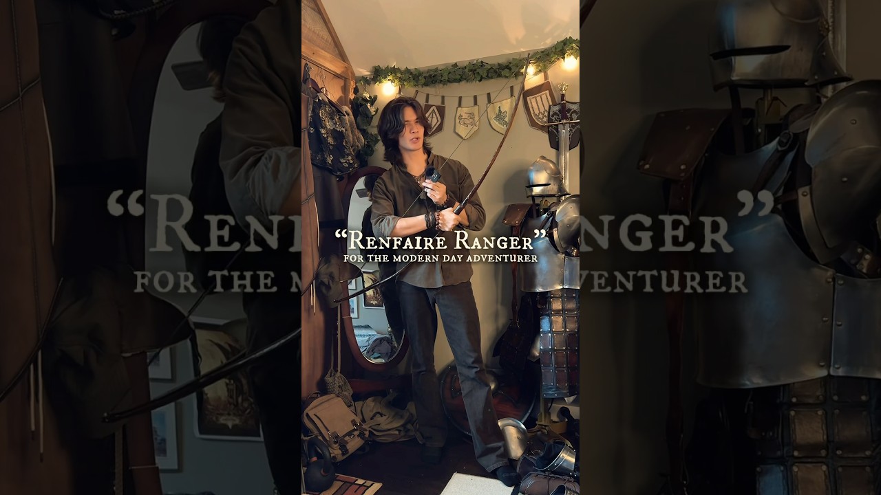 make a ranger&rsquo;s outfit with me! #ootdguide #fantasy #mossysocks #renfaire #fantasyfashion #dnd