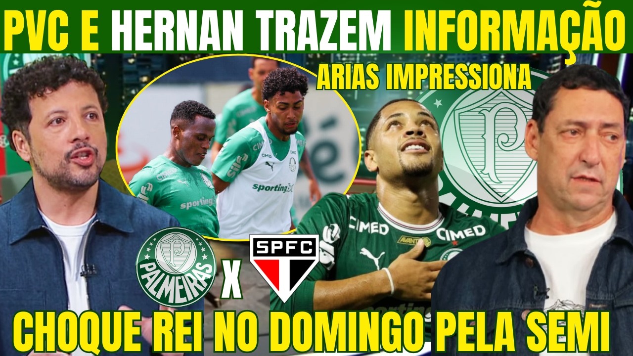 SEGUNDA AGITADA NO PALMEIRAS! CHOQUE REI NO DOMINGO! ARIAS IMPRESSIONA NA ESTREIA! JOGO CONTRA O FLU