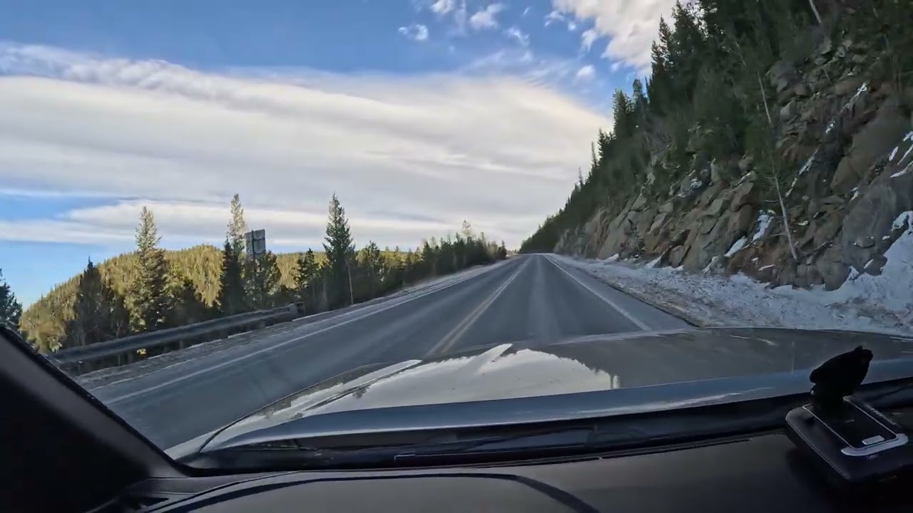 A Short Drive Up the Peak to Peak HWY to Brainard Lake Parking Lot